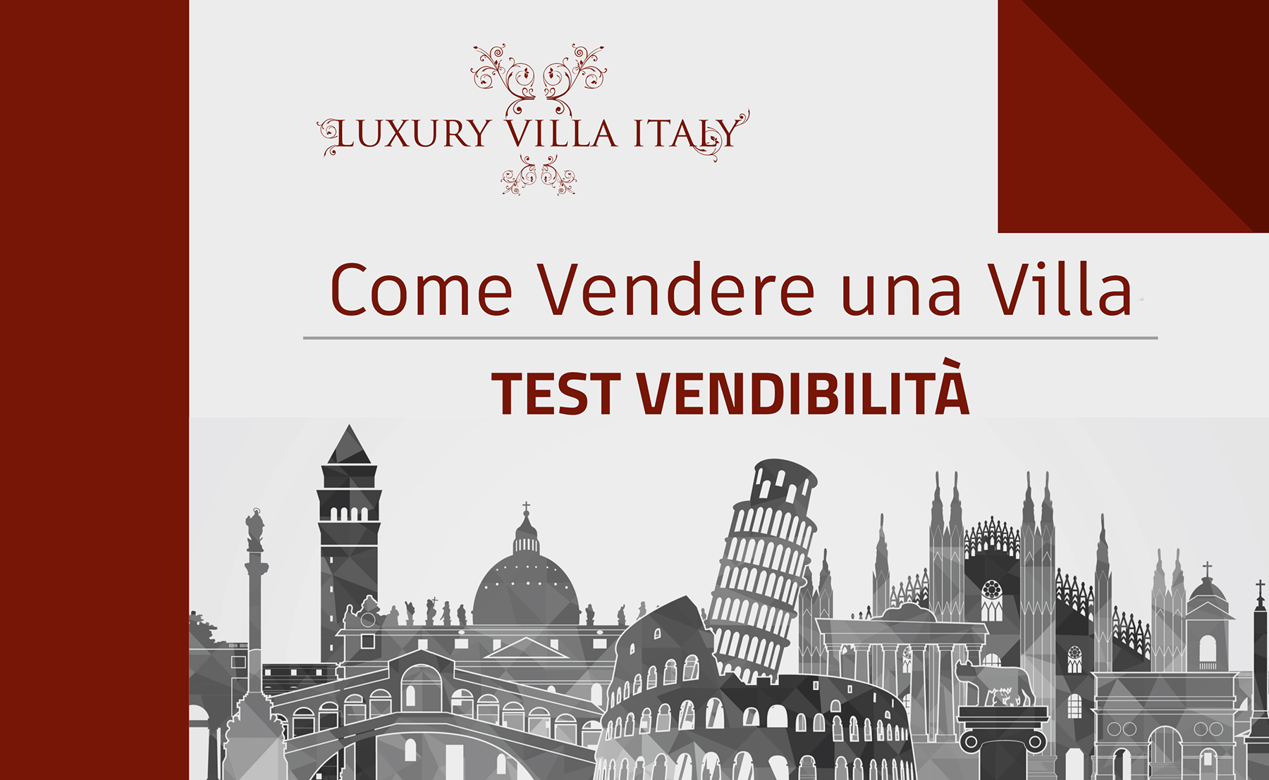 test vendibilità villa